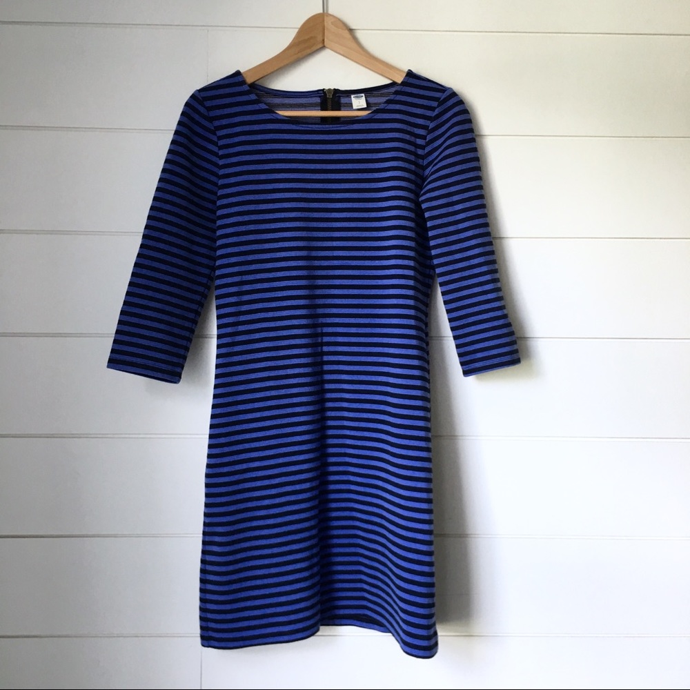 OLD NAVY Striped Blue and Black Dress